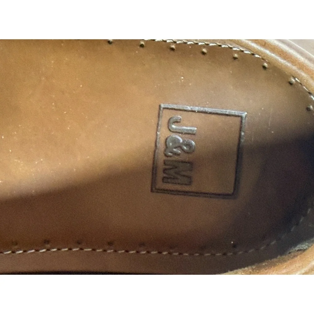 Classic Johnston & Murphy J&M Penny Driving Loafers Men's 9.5 A Brown Leather